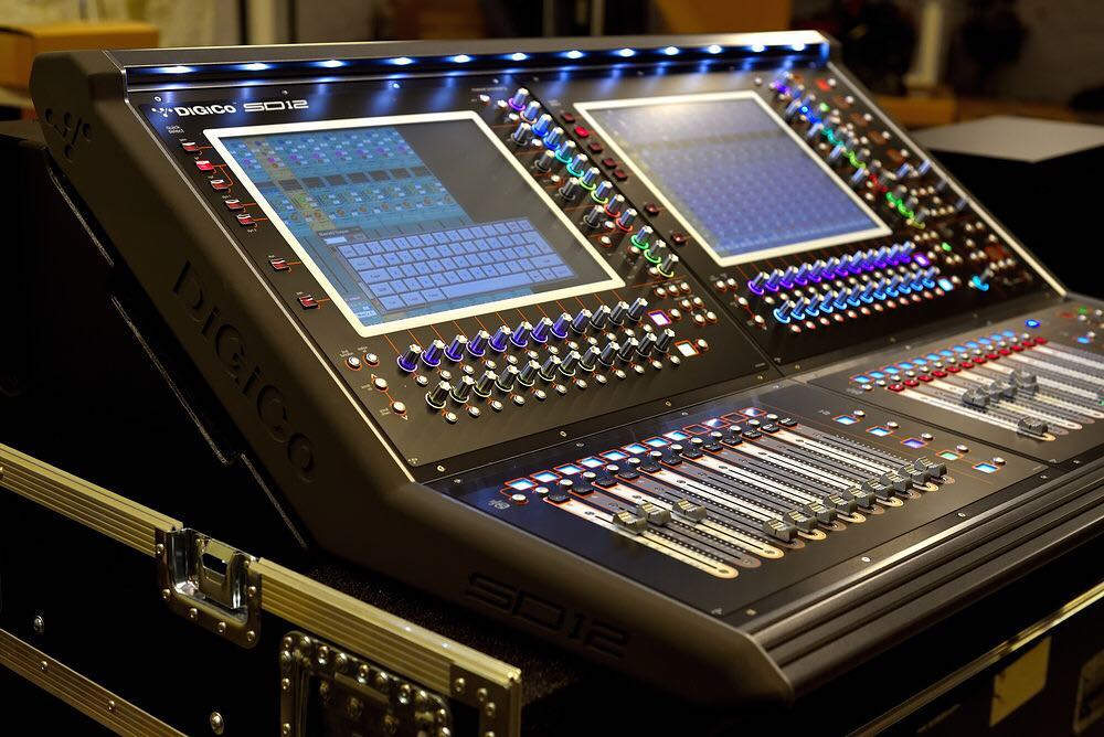 New digital sound console Digico SD12 with D2 Rack is available for rent. Rent Digico SD12 with D2 Rack