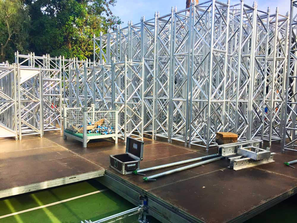 Stage equipment for rent TFM Sound Light Video